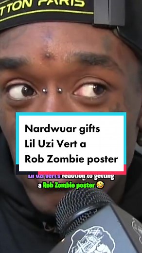 Nardwuar Gifts Lil Uzi Vert a Rob Zombie Poster