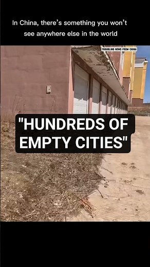 "Ghost Cities in China — Urbanization Disaster!"