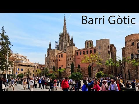 Barri Gòtic, Barcelona - gorgeous medieval historical town and gothic cathedral