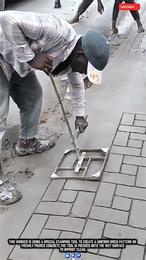 Concrete Pattern Tool for Fast and Precise Pavement Finishing