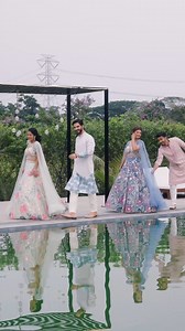 301 reactions | Azran meets Anzara Fresh florals and a fun vibe — flowy lehengas, stylish panjabis, and a celebration wrapped in color and smiles. #azran #PanjabiCollection #panjabi #wedding | Azran | Facebook