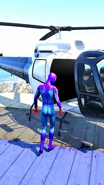 GTA 5 Epic Water Ragdolls Spiderman Jump/Fails Ep244 #shorts