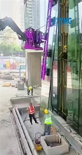 Safe Handling of Large Glass Panels at Height