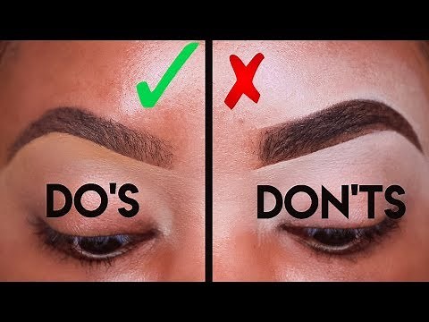 MAKEUP FOR BEGINNERS: EYEBROW DO'S AND DON'TS! | KYRA KNOX