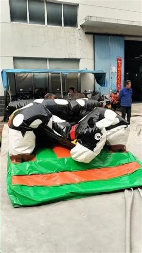 6.5ft cute cow bouncy castle