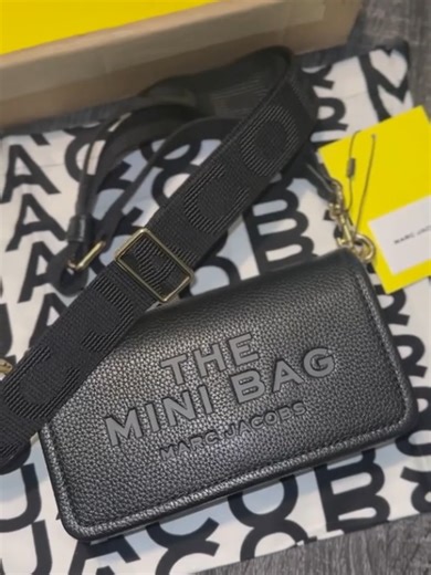 #Unboxing Marc jacobs mini bag in black everything is linked in bio