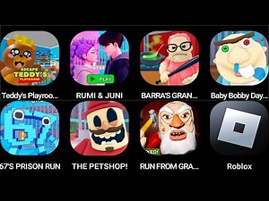 \\67'S PRISON RUN,the Petshop,RUN FROM GRANDPA,Roblox,Teddy's Playroom Obby!,RUMI & JUNI PRISON RUN.[