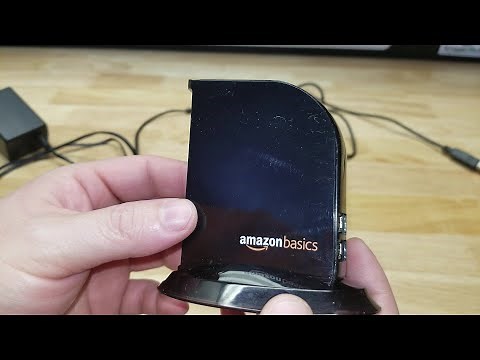 AmazonBasics 7 Port USB Hub 2.0 Tower With Power Adapter