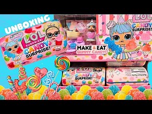 LOL Candy Surprise Make & Eat Gummy Candy Dolls Unboxing Review