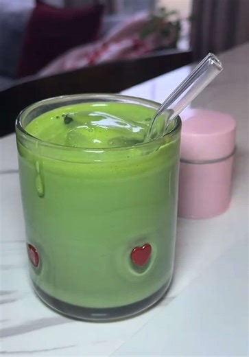 Chill vibes around the house today! Made an iced matcha latte with maple syrup and @sacya.jp matcha! #matchalatte #matchatok #matchalover #wendyanddaniel #matcha