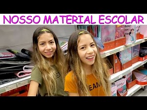 COMPRANDO NOSSO MATERIAL ESCOLAR 2020