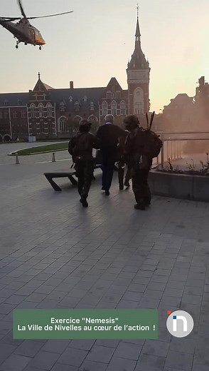 Exercice "Nemesis" 🪖 La Ville de Nivelles au cœur de l’action ! La Défense Belge | Ville de Nivelles - page officielle