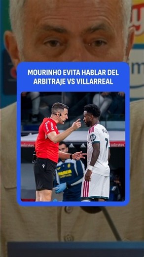 Mourinho avoids talking about the officiating... but throws a little jab