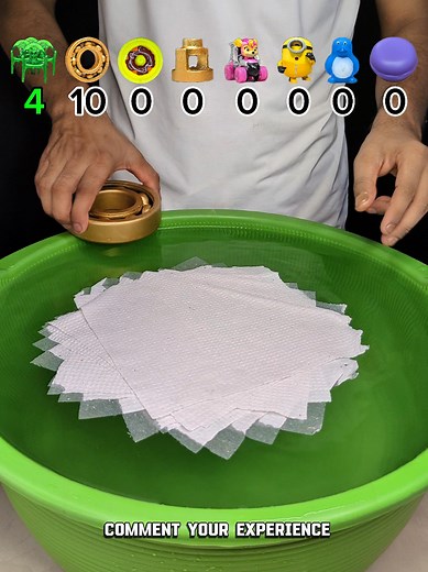How Much Paper to Make an Object Float? Try to Guess