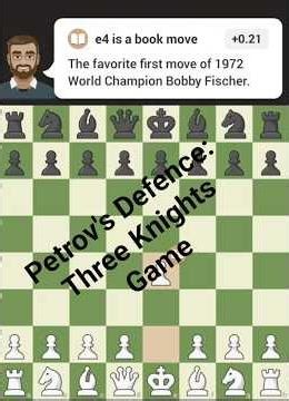 Petrov's Defence: Three Knights Game