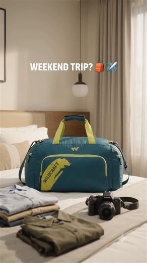 Wildcraft 40L Flip Duf 2 Duffel Bag | Spacious Travel & Gym Bag | Multicolor 🎒