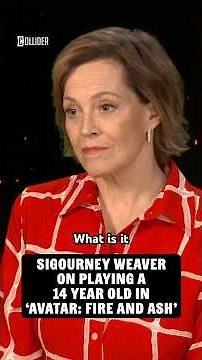 Sigourney Weaver on Playing a 14 Year Old in Avatar: Fire & Ash #sigourneyweaver #avatar