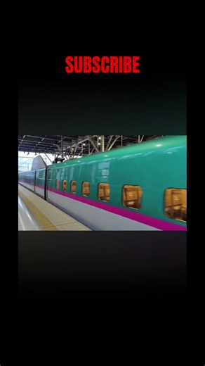 JR East E5 series arriving at Shin-Hakodate-Hokuto station