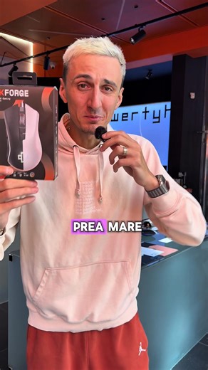 16K views · 268 reactions | E timpul să ai control. QwertyKey Forge Alb e mouse-ul care nu cedează: switch-uri Huano durabile ️, design ergonomic bine echilibrat (~128 g) pentru confort de durată, fir împletit robust și RGB personalizabil . Asta înseamnă precizie, fiabilitate și stil – fără compromisuri. | Qwertykey | Facebook