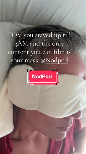 Nodpod Weighted Sleep Mask for Rested Eyes