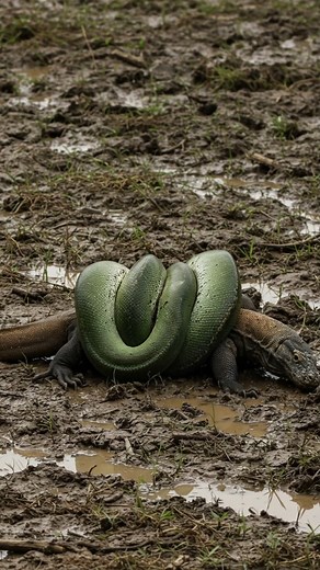 3.6K views · 16 reactions | Komodo Dragon vs Green Python #komododragon #python #animals #wildanimals | Chhoy KimHouy | Facebook