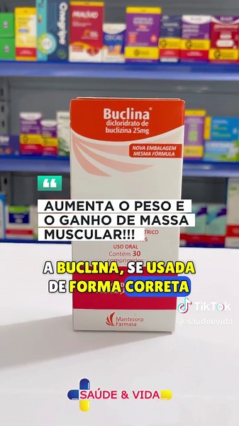 Buclina: Estimulante de Apetite para Ganho de Massa Muscular