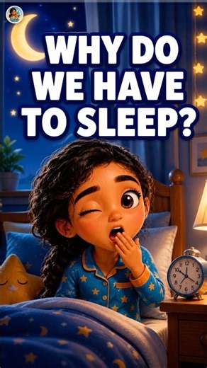 Why Do We Have to Sleep? 😴 | Sleep Science for Kids #Shorts