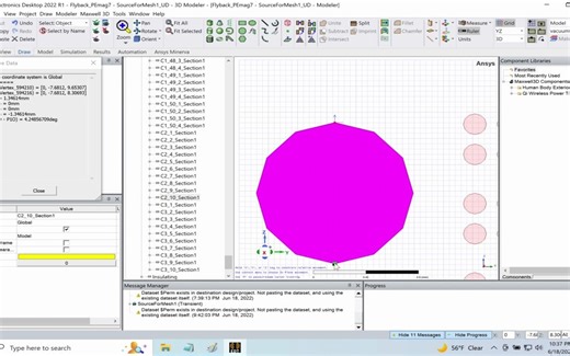 016 Maxwell 3D Shield winding and setting up mesh