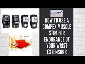 How to use a Compex Muscle stim for endurance of your Wrist Extensors
