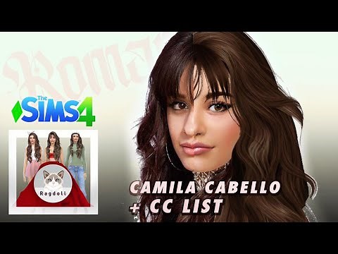 SIMS 4 | CAS | Camila Cabello✨ Satisfying CC build + CC