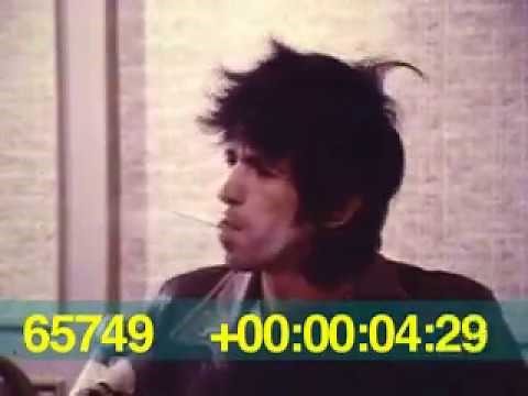 Keith Richards busted for heroine (1977)