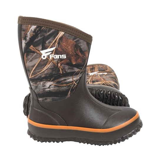 8 Fans Kids Neoprene Boots,Waterproof Neoprene Hunting & Fishing Camo Muck Mud Boots, Next Camo