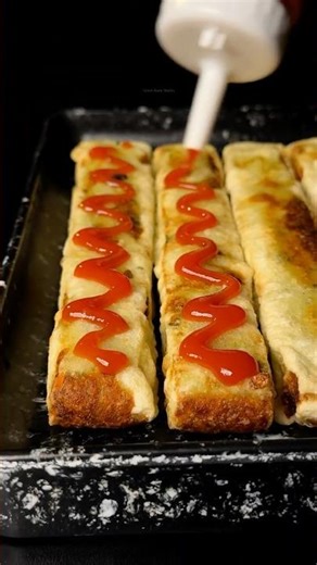 Super crunchy thecha potato sticks 🥔 #shorts