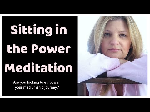 Sitting in the Power Meditation