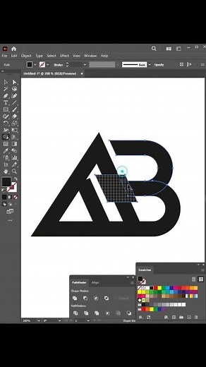 4.1K views · 33 reactions | AB Letter Mark logo design Ideas #design #Illustrator #logodesign | Graphixel | Facebook