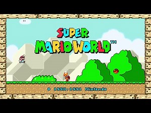 Super Mario World - 100% Longplay - Widescreen
