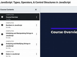 Javascript 开发者路线- Javascript 03 -types类型 Operators 运算符 control structures控制结构