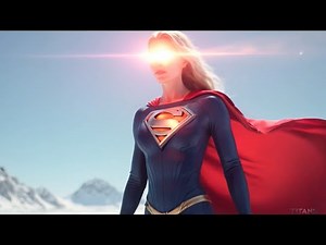 Supergirl Unleashes Her POWER in the Frozen Wilderness #supergirl #ai #klingai #dccomics #aivideo
