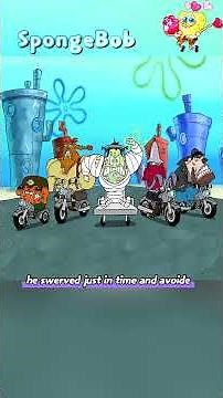 SpongeBob was here to practice driving againbut Mrs Puff had turned into a potato #spongebob