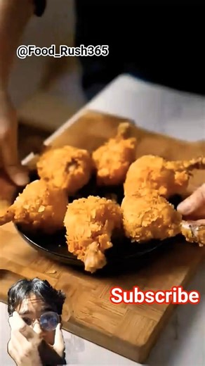 Fried Lay's Chicken 🍗 ASMR 🤤💢 Day -241 Of Daily Food Shorts #foodrush365 #asmr