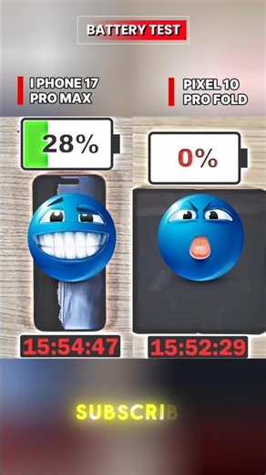 iPhone 17 Pro Max vs Pixel 10 Pro Fold | Ultimate Battery Test 2025 🔋