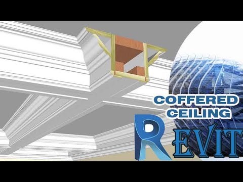 REVIT - HOW TO MAKE COFFERED CEILING