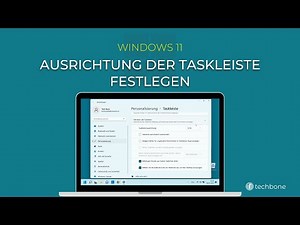 Taskleiste links oder zentriert anzeigen [Windows 11]