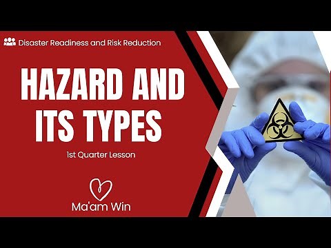 Hazards and Its Types |Disaster Readiness and Risk Reduction| Quarter 1 #seniorhighschool #science