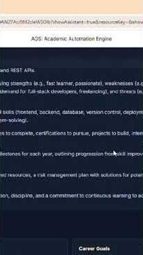 project Title: Complete study automation agent for students