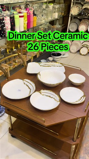 26-Piece Ceramic Dinner Set for 6