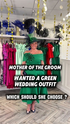 Green is having a major moment for Mothers of the Bride & Groom! From deep jewel tones to soft romantic pastels, it's one of the most flattering and popular colour choices for 2025/2026 mums. Whether you're wanting something bold, classic or fresh, we've got the perfect shade waiting for you... 🫶Modern Emerald - rich, elegant and unbelievably slimming. 🫶Classic Sage - soft, timeless and perfect for any wedding palette. 🫶Sassy Mint - fresh, youthful and beautiful for spring or a wedding abroad