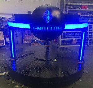 [Hot Item] 1.8m 2m Diameter LED Rotate Revolving Hydraulic Lifting DJ Stage for Night Club