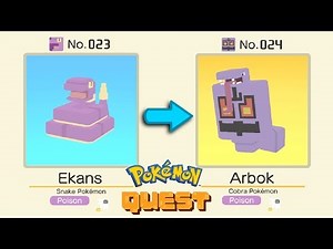 Ekans Evolved Into Arbok | Pokémon Quest | Pokémon Evolution Tips and Guides