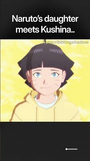 Naruto's daughter meets Kushina...